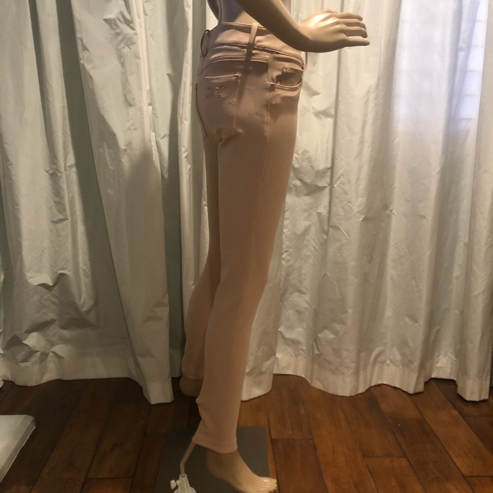 Skinny High-Rise Stretch Pants in Blush Pink - Picture 2 of 6